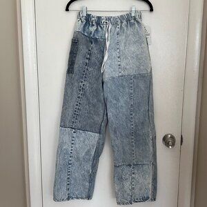 RCYCLD Eco-Denim Patchwork Jeans S/M